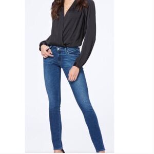 PAIGE Skyline Ankle Peg Jeans in Blue